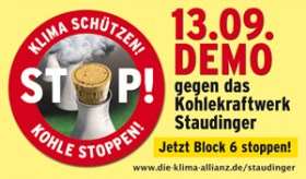 Am 13.9. ab 14.00 Uhr Sternmarsch-Demo