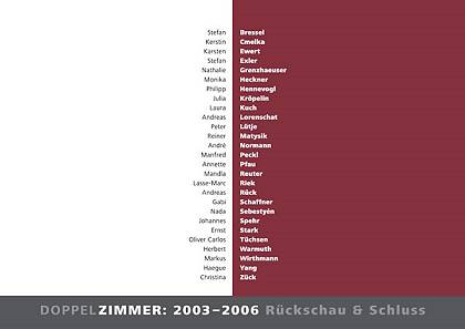 Kunstraum Doppelzimmer lädt ein